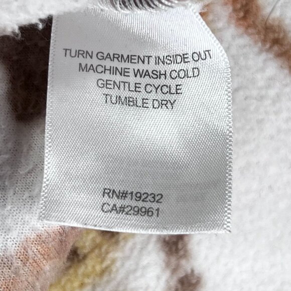 Alfred Dunner Floral Full Zip Fleece Jacket Rhinestone Sparkles PXL Leaves Fall - Picture 8 of 12